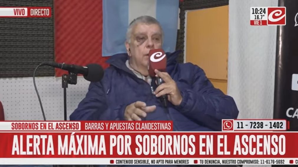 Luis Ventura denuncia sobornos en fútbol (Crónica HD).
