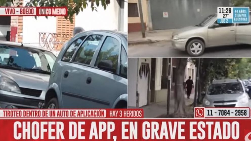 El episodio ocurrió en el barrio de Almagro y está siendo investigado por la policía (Captura de TV).