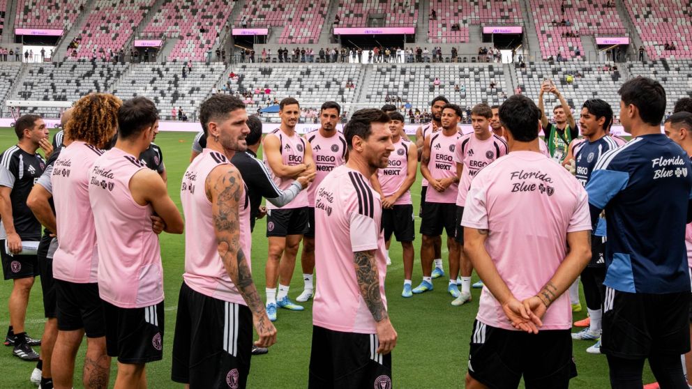 Inter Miami se entren� en el estadio que tendr� un lugar especial para Lionel Messi, el capit�n de Las Garzas. 
