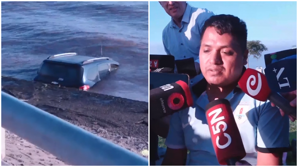Vicente relató cómo fue el momento en el que su mujer cayó al Río de la Plata con su hija de 11 años a bordo del auto.