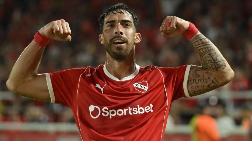 Gabriel �valos es la esperanza de gol de Independiente en el cl�sico de Avellaneda.