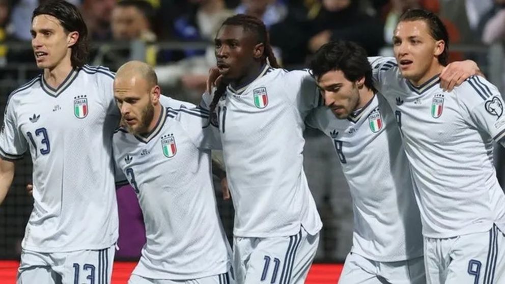 Los jugadores italianos se quedaron sin el pan y sin la torta.
