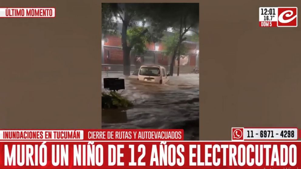 Tragica muerte de un nene en Tucum�n.