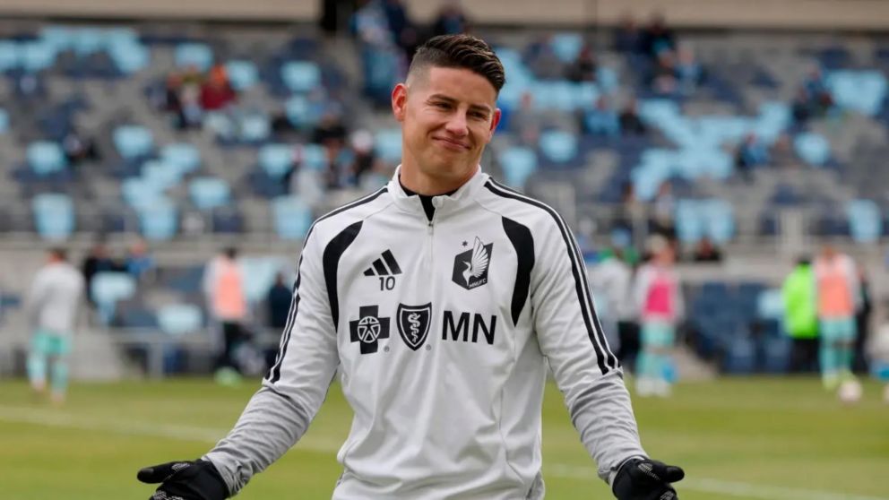James Rodríguez evoluciona favorablemente.
