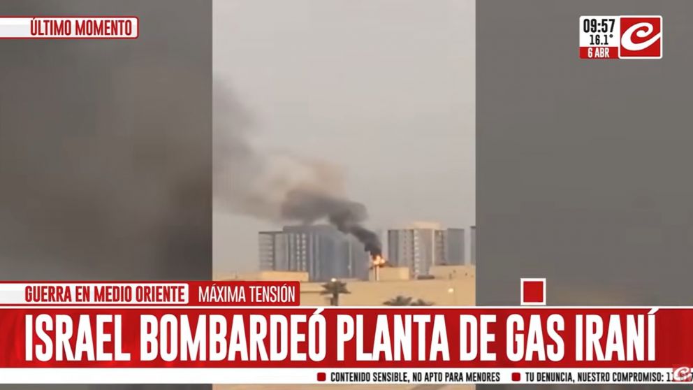 Israel volvió a atacar la mayor planta petroquímica y gasífera de Irán.