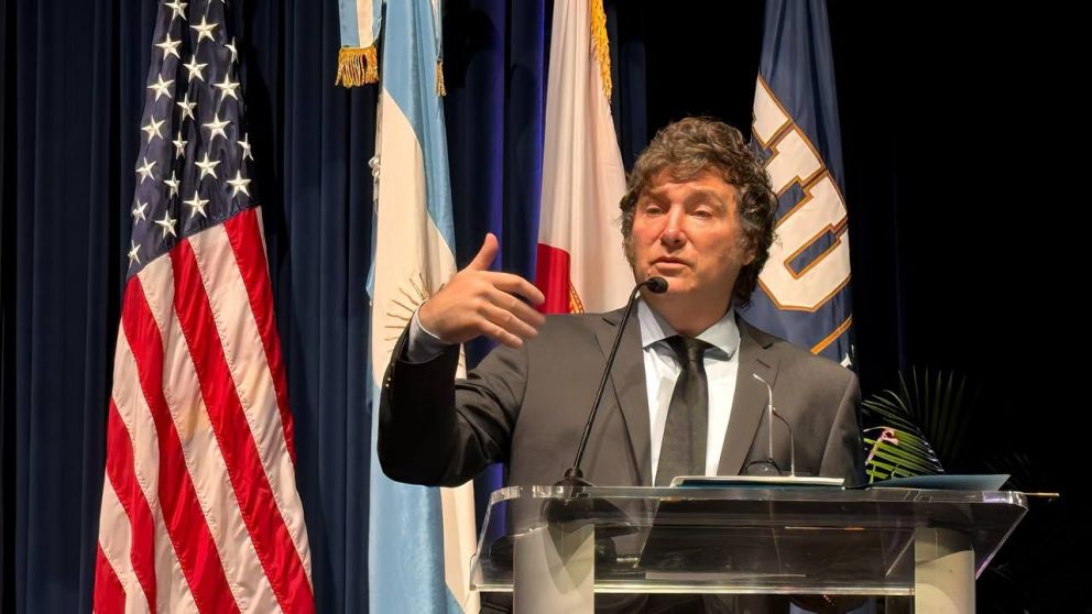 Una vez m�s, Javier Milei dej� en claro su alineamiento con Estados Unidos e Israel.