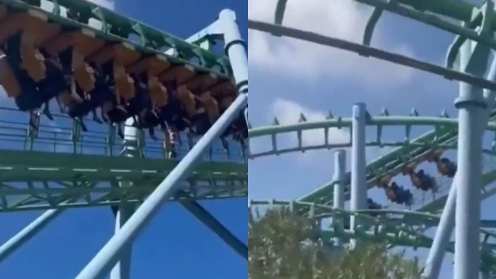Una falla t�cnica en esta popular atracci�n hizo que los visitantes estuvieran atrapados en la altura por varios minutos (Captura video).