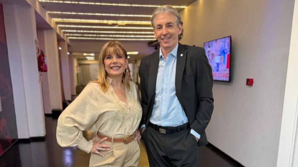 Liliana Caruso y Carlos Stroker imponen los tonos tierra como tendencia absoluta en Crónica TV.
