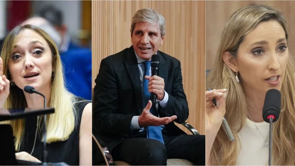 La senadora Anabel Fernández Sagasti y la diputada Julia Strada cruzaron al ministro Luis Caputo.
