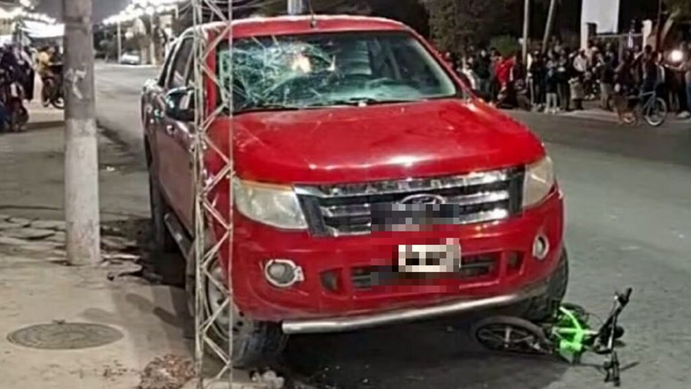 La camioneta del intendente fue secuestrada.