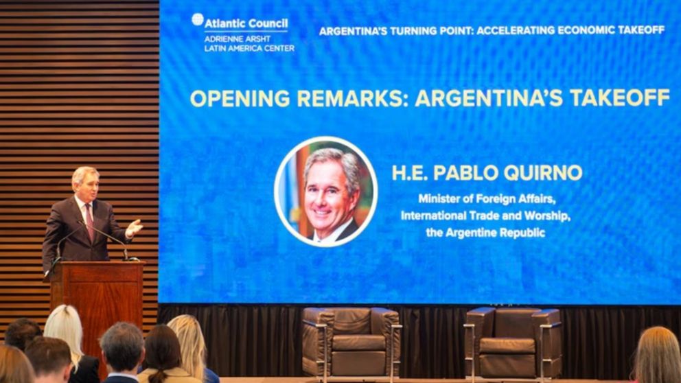 Pablo Quirno ratificó la alianza con Estados Unidos y destacó la llegada de inversiones por el RIGI.