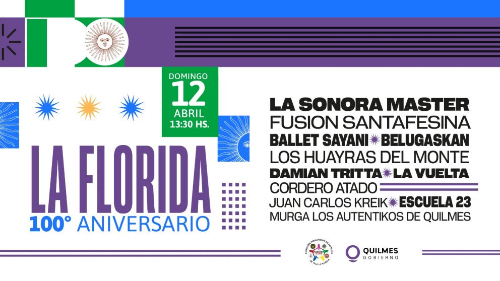 Se celebran los 100 años de Villa La Florida: el cronograma de festejos