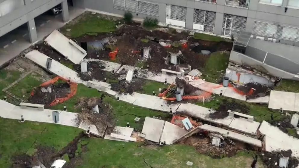 El derrumbe ocurrió a comienzos del mes de marzo en el barrio de Parque Patrucios (Archivo).