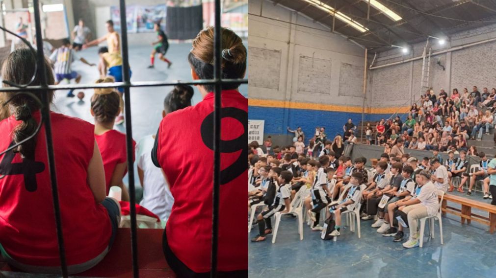 Los clubes de barrio funcionan como un dique de contención social.