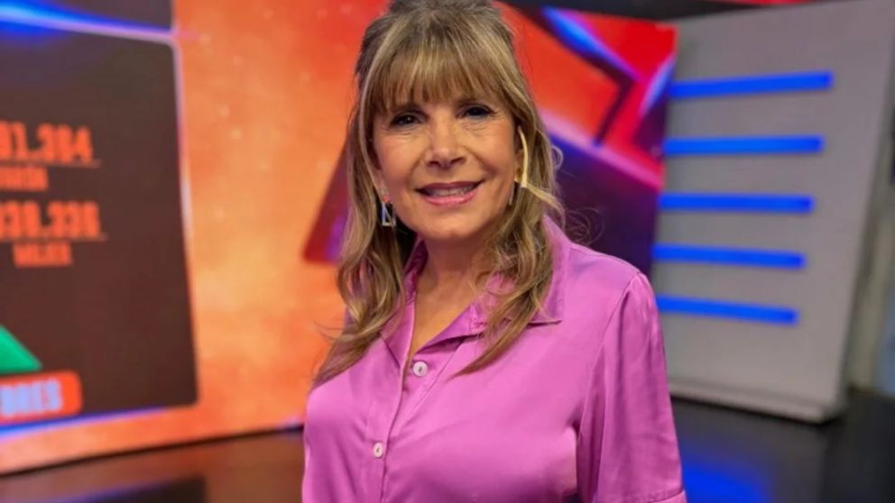 Liliana Caruso se llevó todas las miradas con un look colorido en la tarde de Crónica TV.