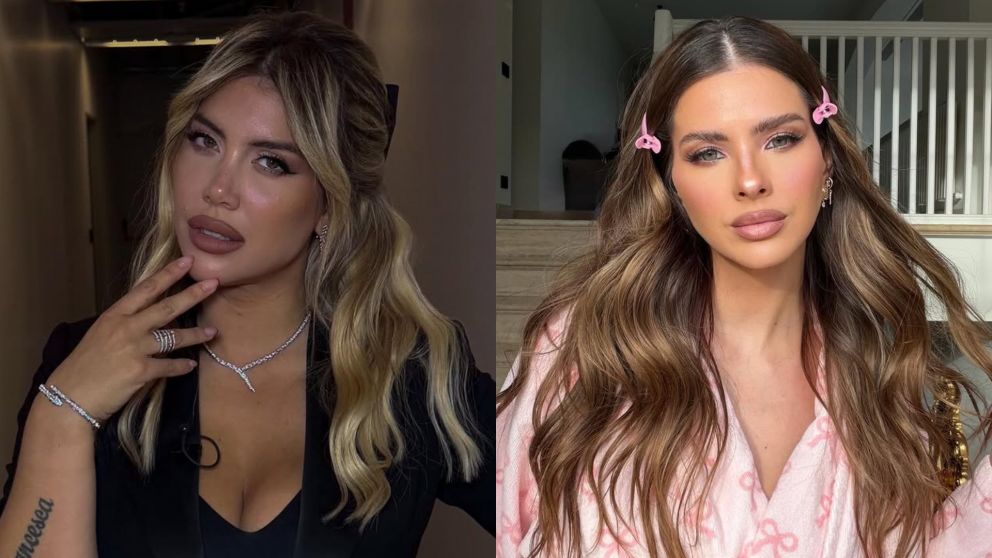 Wanda Nara ya habría elegido a la actriz que hará de la China Suárez. (Foto: Instagram/ @wanda_nara y @sangrejaponesa).
