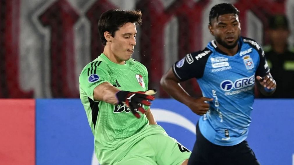 Santiago Beltrán se destacó ante Blooming.