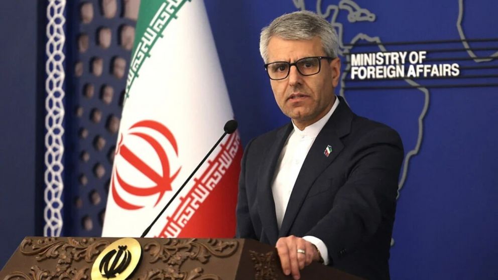 El portavoz del Ministerio de Asuntos Exteriores de Irán, Esmaeil Baqaei.