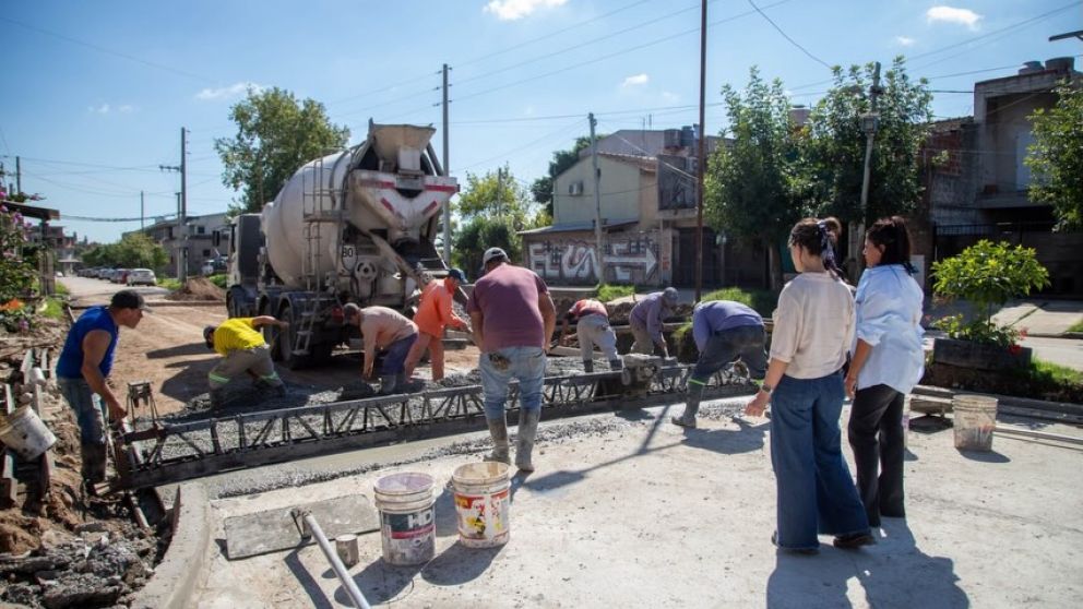 Obras de pavimento en Ezpeleta: el detalle de los trabajos