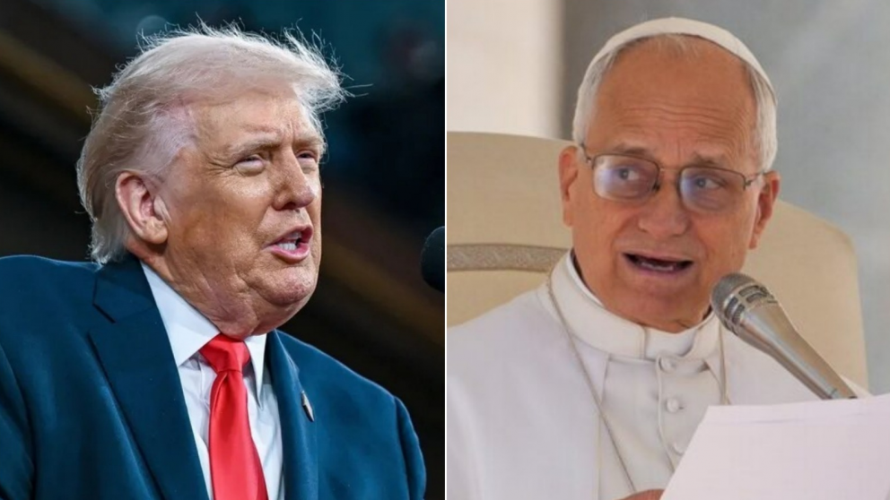Se desató la "guerra" entre Donald Trump y el Papa León XIV por el conflicto con Irán.