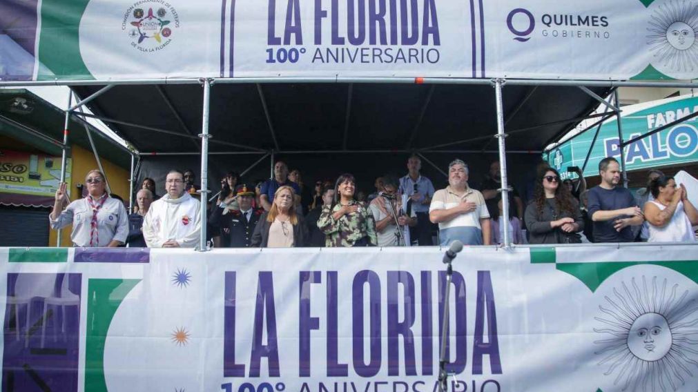 Villa La Florida celebró su centenario con anuncios de obras clave para el barrio