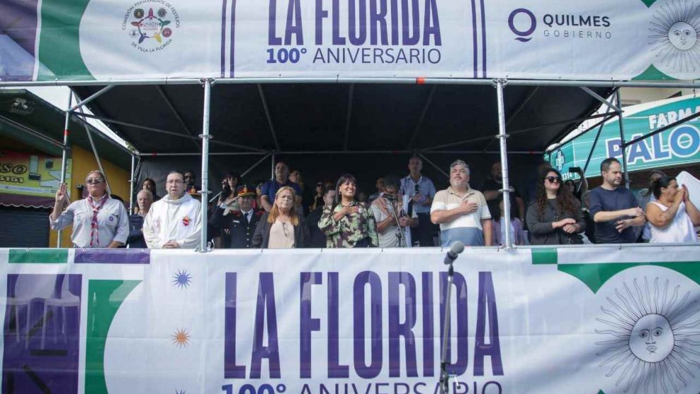 Villa La Florida celebró su centenario con anuncios de obras clave para el barrio