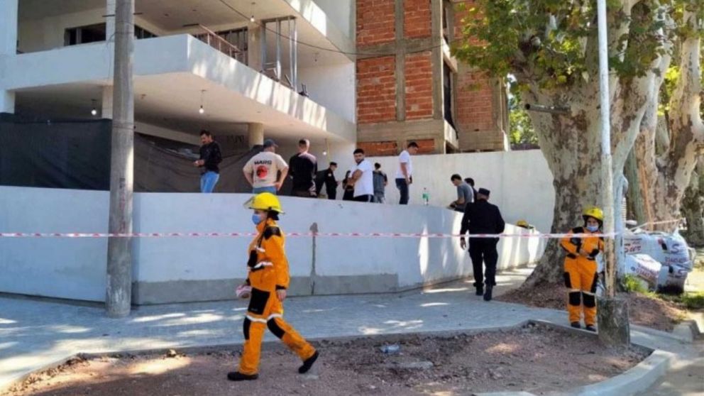 El cuerpo del hombre fue hallado dentro de una pared reci�n levantada, cubierto con cal y una frazada (Imagen gentileza El Entre R�os).