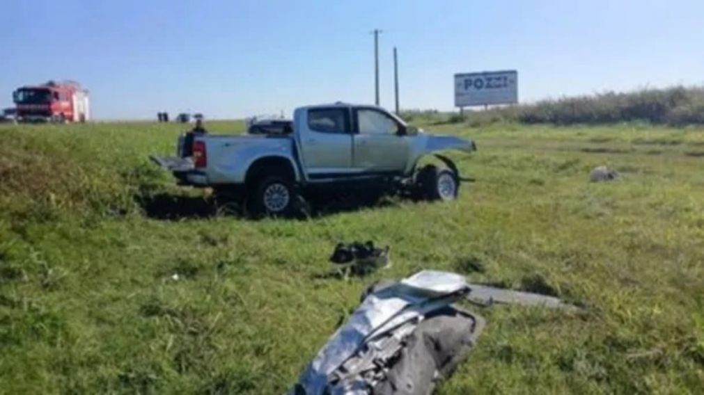 El accidente ocurrió a la altura del kilómetro 134, en jurisdicción de Cañada Rosquín, en la provincia de Santa Fe.