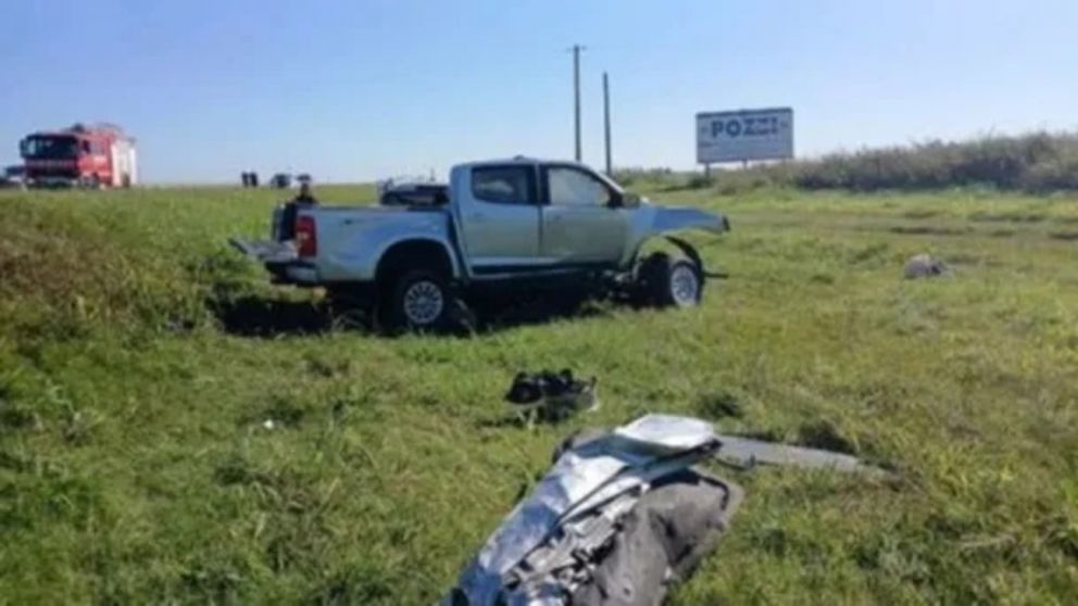 El accidente ocurri� a la altura del kil�metro 134, en jurisdicci�n de Ca�ada Rosqu�n, en la provincia de Santa Fe.