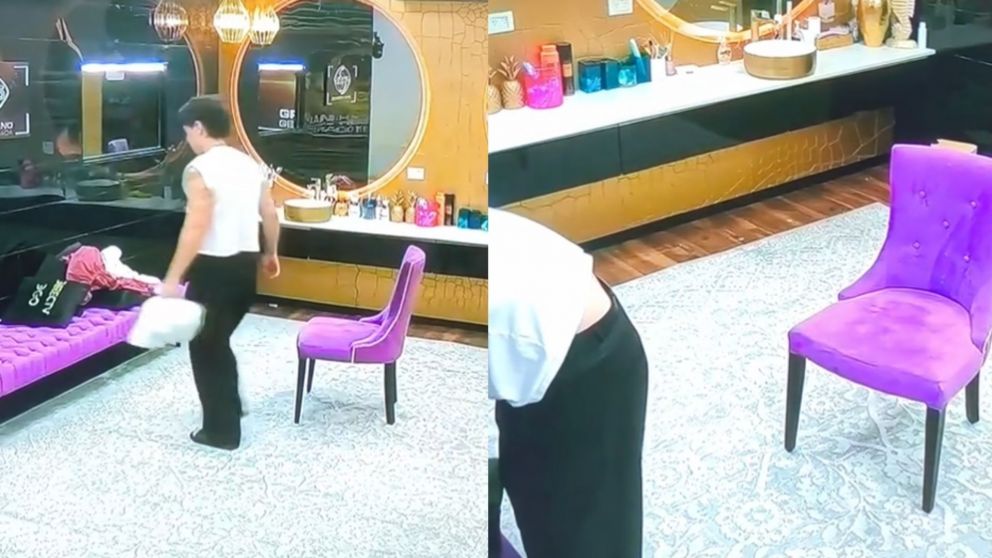 Una ins�lita secuencia paranormal fue registrada por los seguidores de Gran Hermano (Captura video).