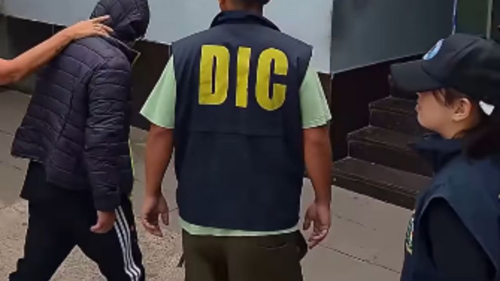Enzo Escalante se entregó este lunes (Gentileza Data Chaco).