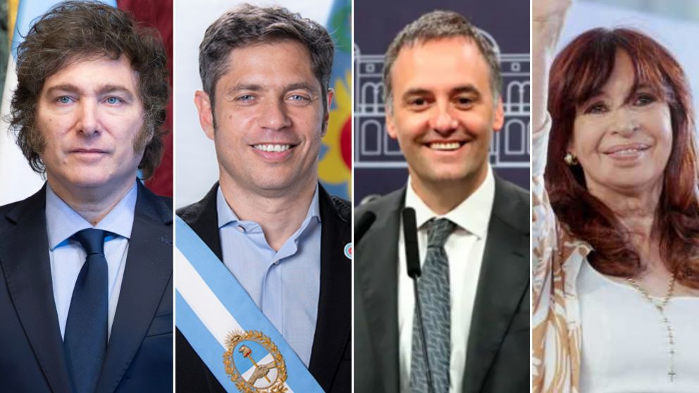 Milei y Kicillof mano a mano y Adorni con peor imagen que Cristina