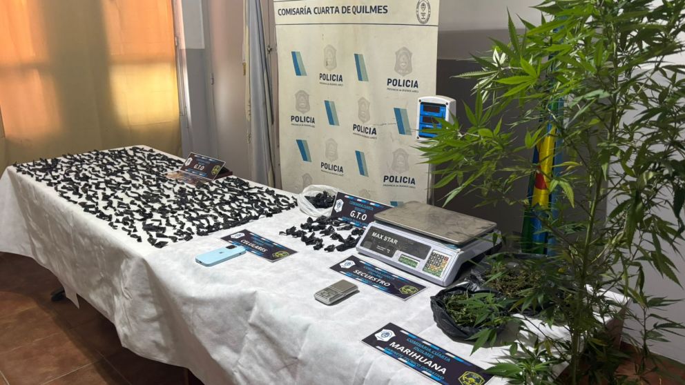 Desmantelan un bunker narco en Quilmes: dos detenidos