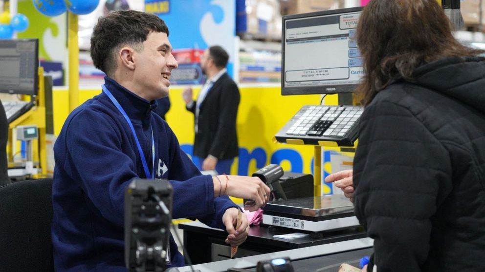 Cadena de supermercados líder busca nuevos empleados en Argentina (Imagen ilustrativa).