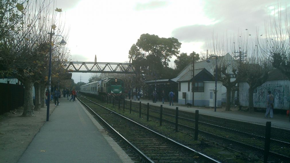 El particular episodio tuvo lugar en la estación de trenes de Ezpeleta (imagen ilustrativa).