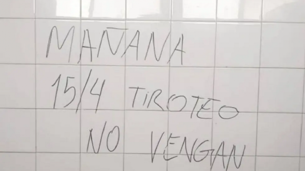 Amenaza en un colegio de La Falda.