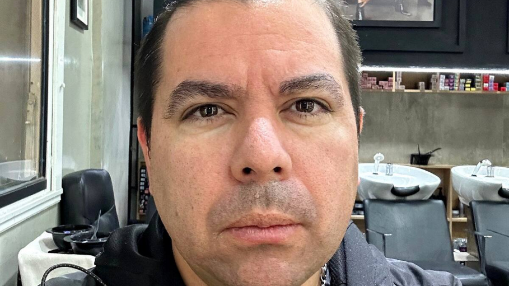 Abel Guzmán, el peluquero acusado de haber matado a su compañero.