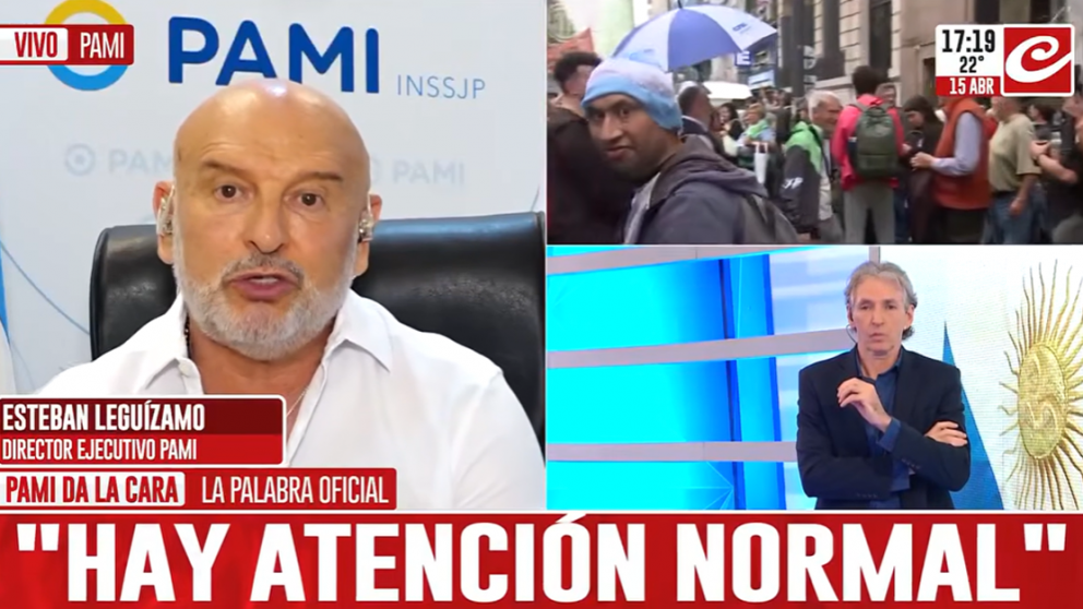 Esteban Leguizamo, director ejecutivo del PAMI: "La atención está garantizada"