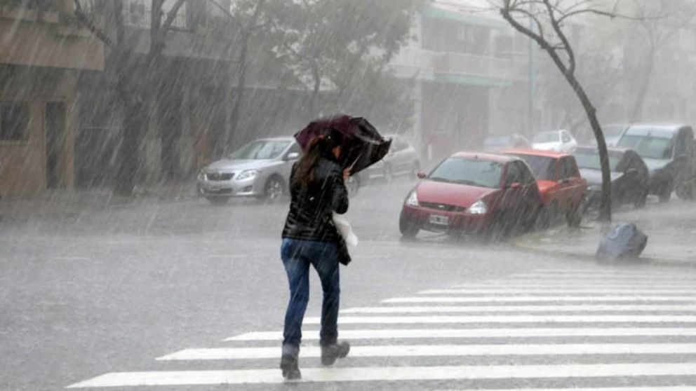 Clima: hay alerta amarilla por lluvias fuerte en el AMBA (Imagen ilustrativa).