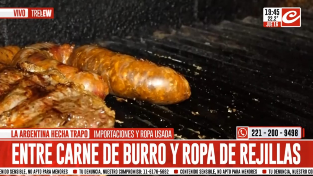 Así se prepara la carne de burro: "Es más grasosa"
