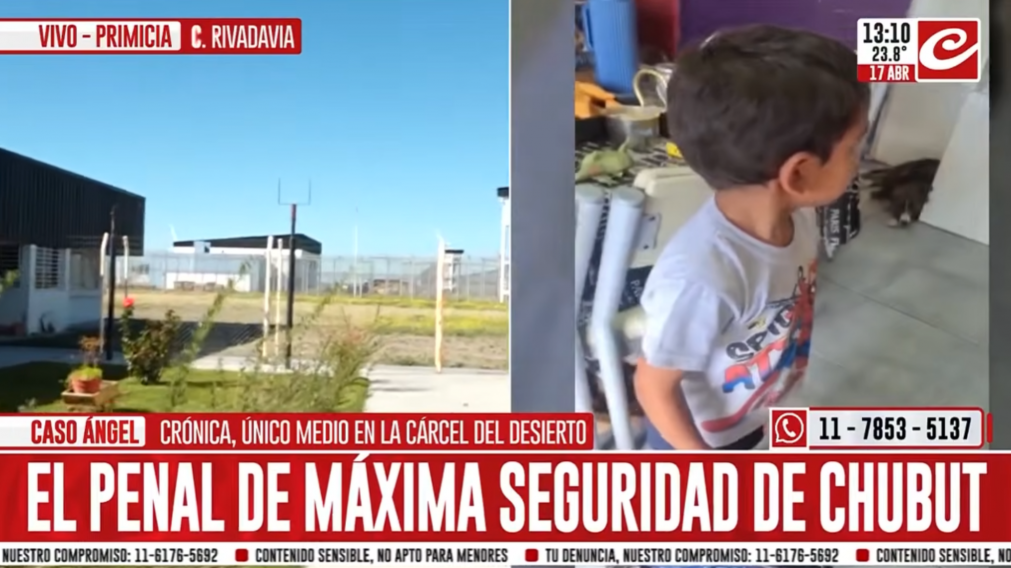 Muerte de Ángel: Crónica ingresó al penitenciario donde se aloja la madre del nene