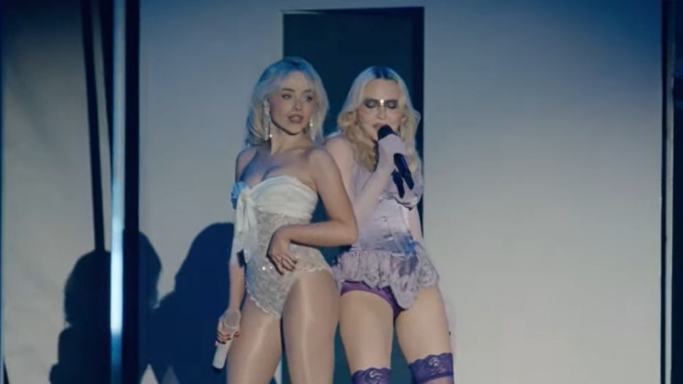 Sorpresa total en Coachella 2026: Madonna apareció en vivo y revolucionó el show de Sabrina Carpenter
