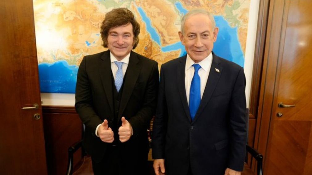 Javier Milei se reunió con el primer ministro de Israel, Benjamín Netanyahu (Oficina del Presidente).