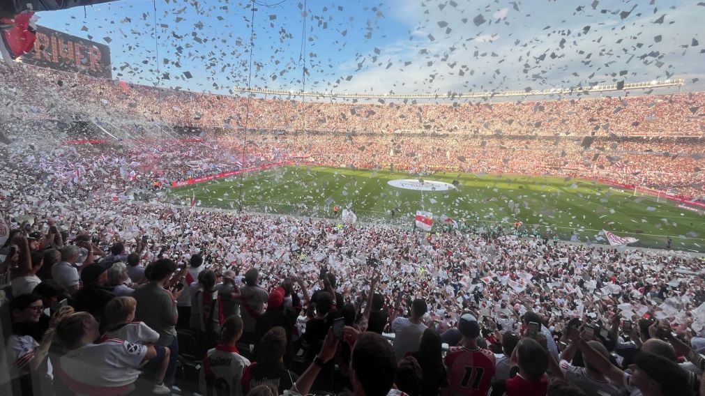 La cancha del Millonario fue una fiesta.