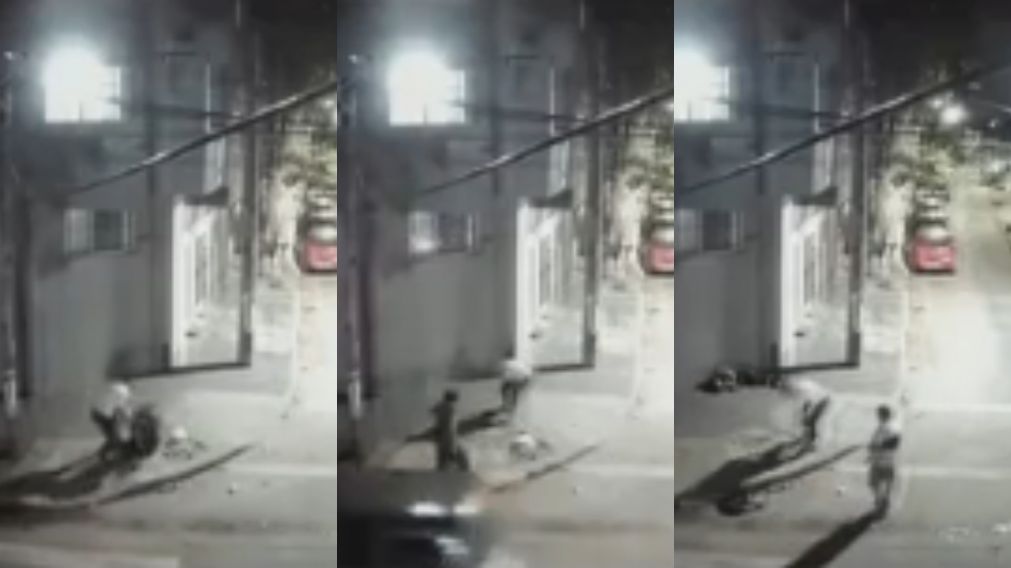 La brutal agresión quedó filmada.