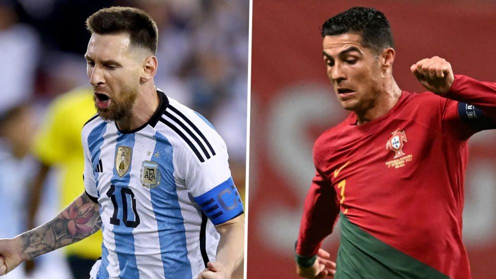 Lionel Messi de Argentina y Cristiano Ronaldo de Portugal luchan por ser los m�ximos goleadores de la historia de los Mundiales.