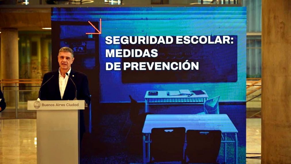 Jorge Macri ofreció una conferencia de prensa para explicar el protocolo activado por la Ciudad.