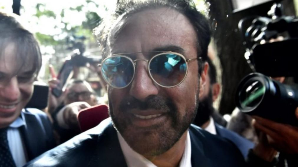 Leopoldo Luque volvió a presentarse ante la Justicia para declarar (Redes).