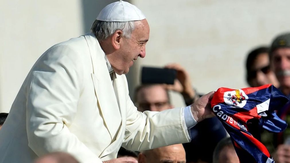 San Lorenzo recordó al papa Francisco.