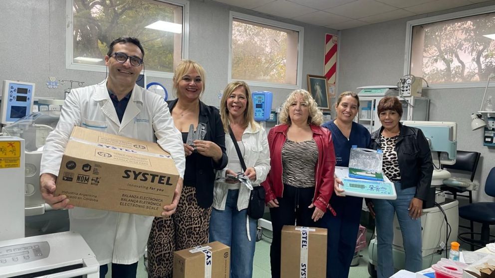 Más equipamiento para cuidar a los recién nacidos del Hospital de Quilmes